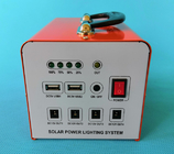 4W LED LFP-12V-15Ah Lighting System Power Storage 17V / 20W PV Panel